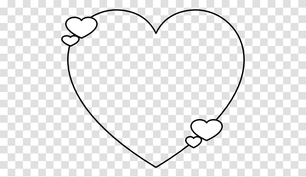 Download Heart Shape Outline Clipart Shape Heart Clip Heart, Pillow, Cushion Transparent Png