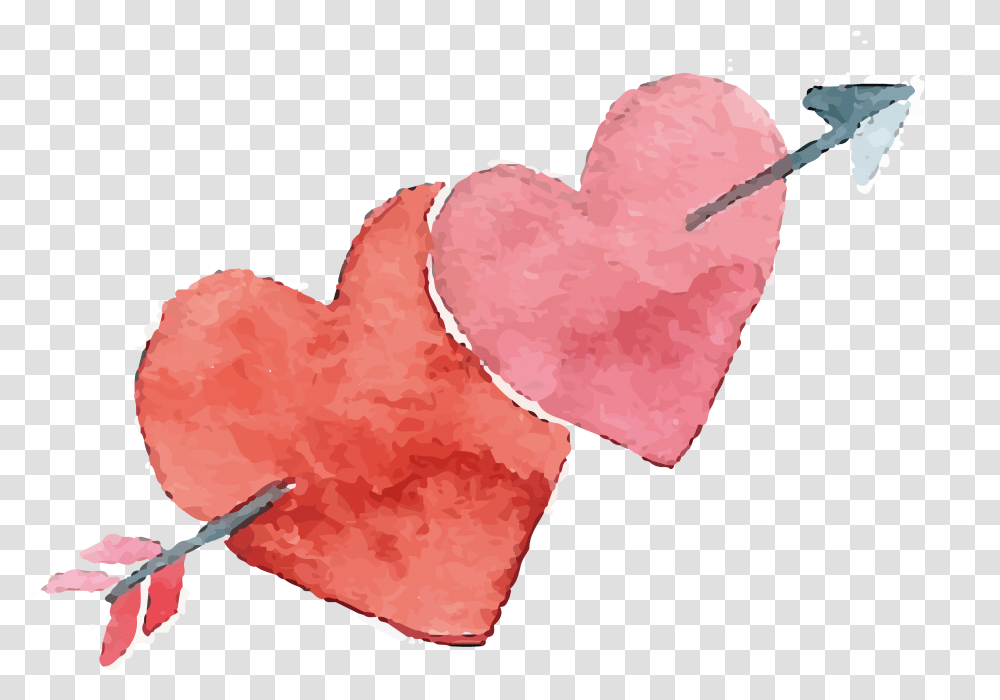 Download Heart Valentines Day Valentines Day Watercolor Paint, Sweets, Food, Confectionery, Cushion Transparent Png
