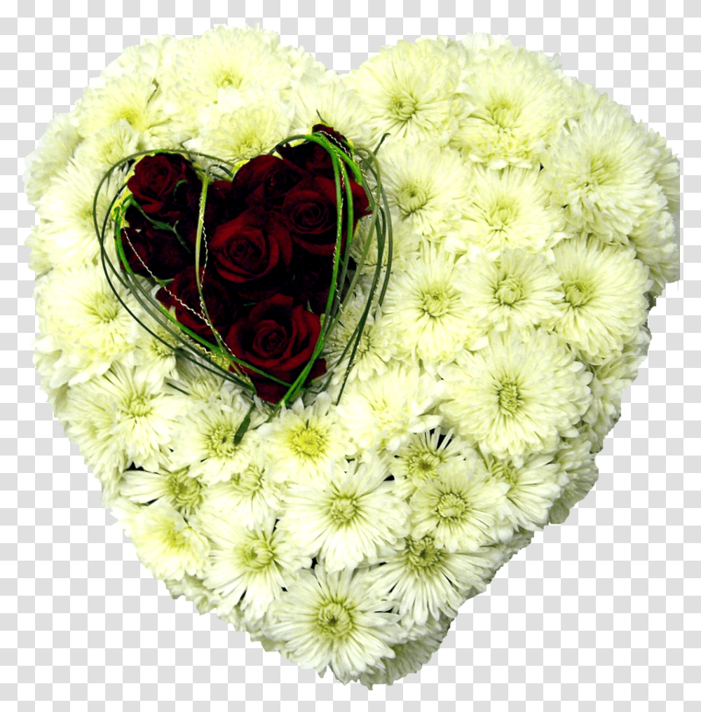 Download Heart Wreath Funeral Flowers Flower, Plant, Rug, Blossom, Accessories Transparent Png