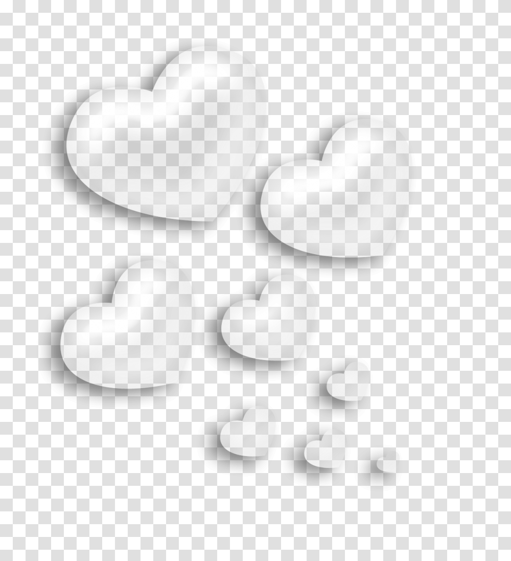Download Hearts Decorative White Heart, Text, Footprint, Mustache Transparent Png