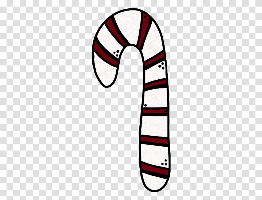 Download Here's Your Freebie Candy Cane Candy Cane Clipart Melonheadz Christmas Clipart, Clothing, Pillow, Face, Tie Transparent Png