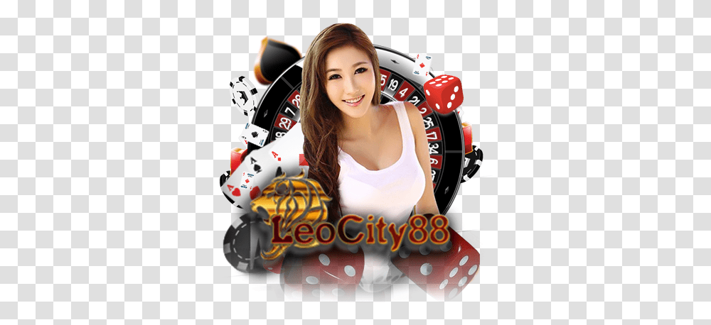 Download Hi Dear Customer Welcome To New Casino Girl, Person, Human, Female, Gambling Transparent Png