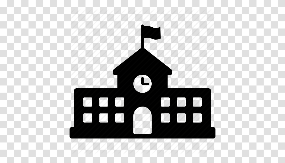 Download High School Icon Clipart High School Middle School, Scoreboard, Machine, Building, Architecture Transparent Png