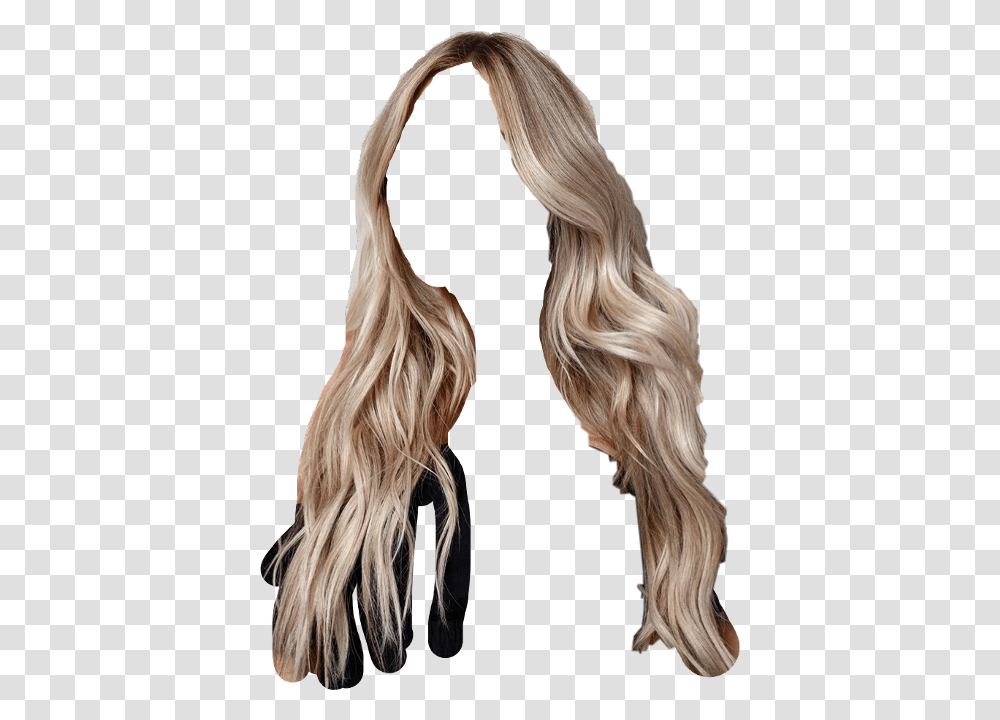 Download Highlight Lowlight Blonde Hair Savannah Labrant Hair Extensions, Person, Human, Ponytail, Wig Transparent Png