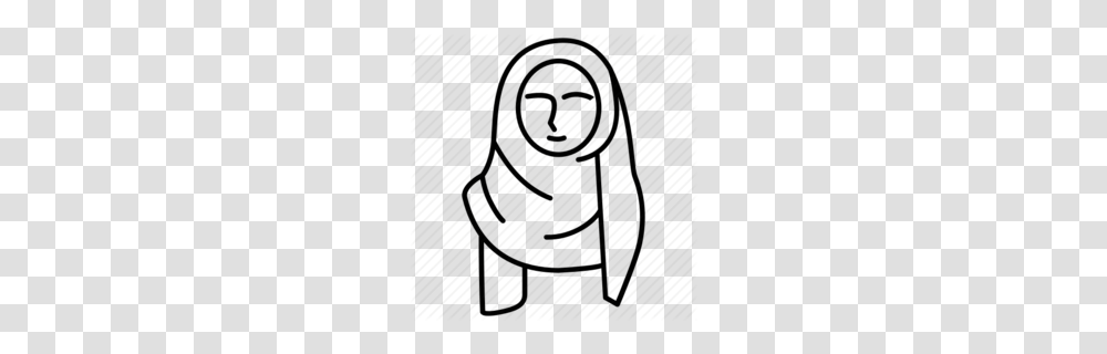Download Hijab Icon Clipart Computer Icons Muslim Clip Art, Label, Rug, Necklace Transparent Png