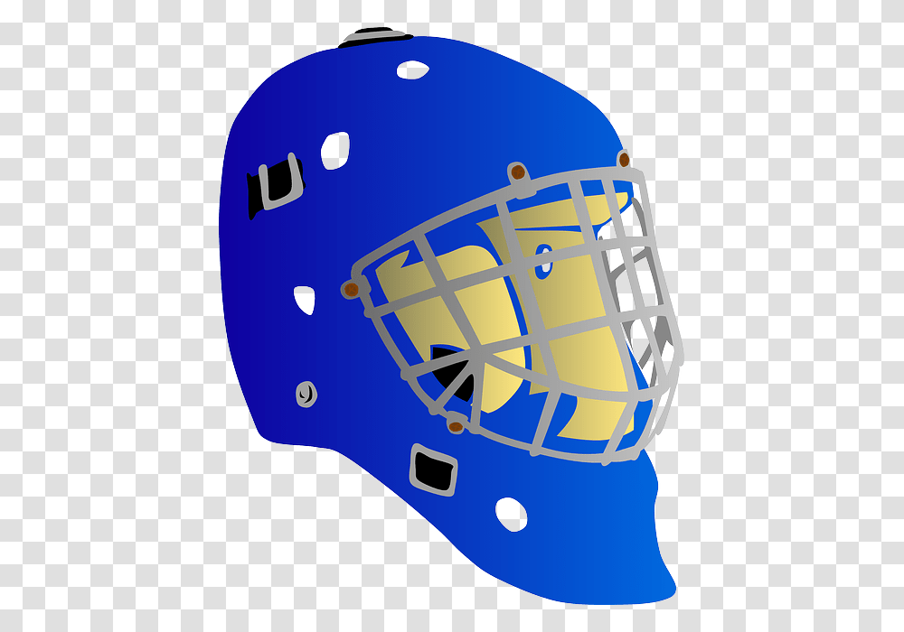 Download Hockey Goalie Mask Clipart Goaltender Mask Clip Art, Apparel, Helmet, Football Helmet Transparent Png