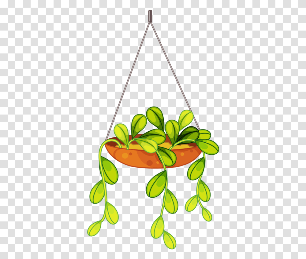 Download Home Clipart Hanging Plants Potted Flower Drawing Of Hanging Plants, Graphics, Floral Design, Pattern, Pottery Transparent Png
