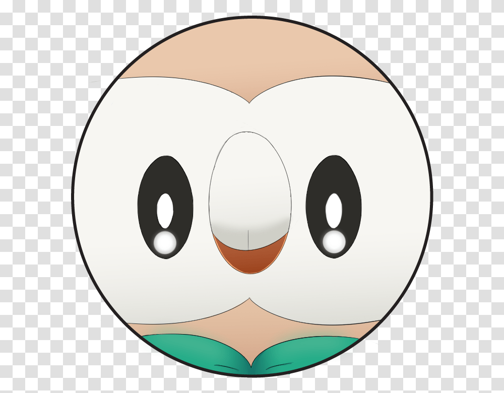 Download Home Pin Back Buttons Pokemon Rowlet Dot, Pillow, Cushion, Face, Plush Transparent Png