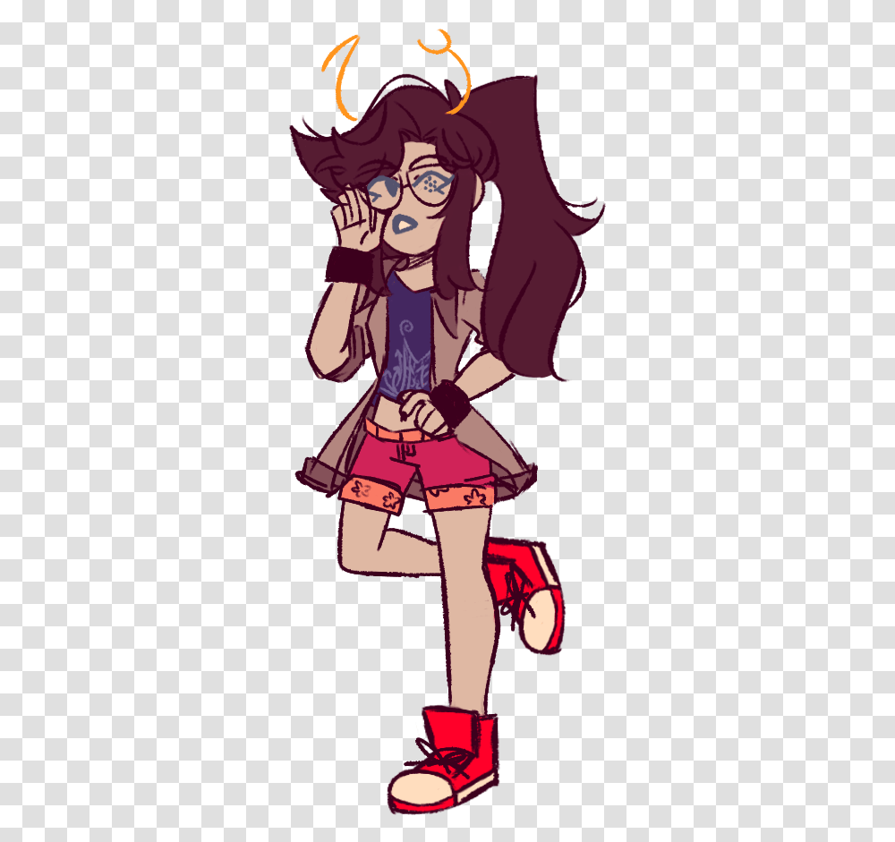 Download Homestuck Vriska Serket Myart Cartoon, Person, Human, Manga, Comics Transparent Png