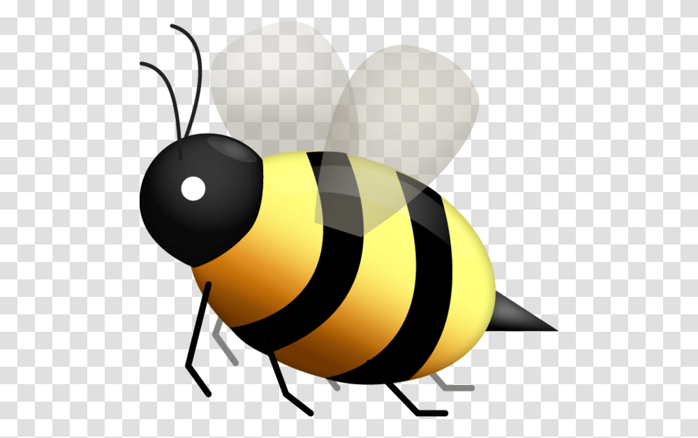 Download Honeybee Emoji Image In Emoji Island, Lamp, Insect, Invertebrate, Animal Transparent Png