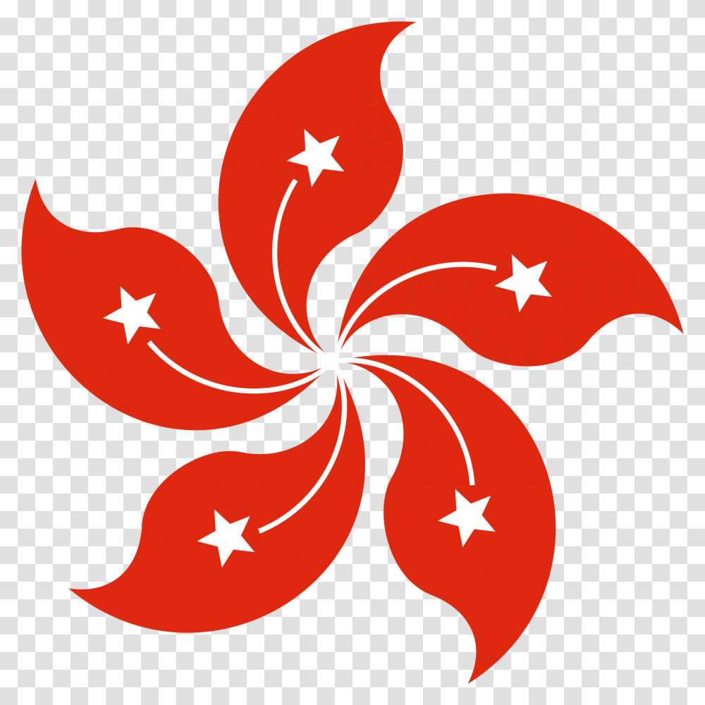 Download Hong Kong Logo Flower Hong Kong Symbol, Graphics, Art, Pattern, Floral Design Transparent Png