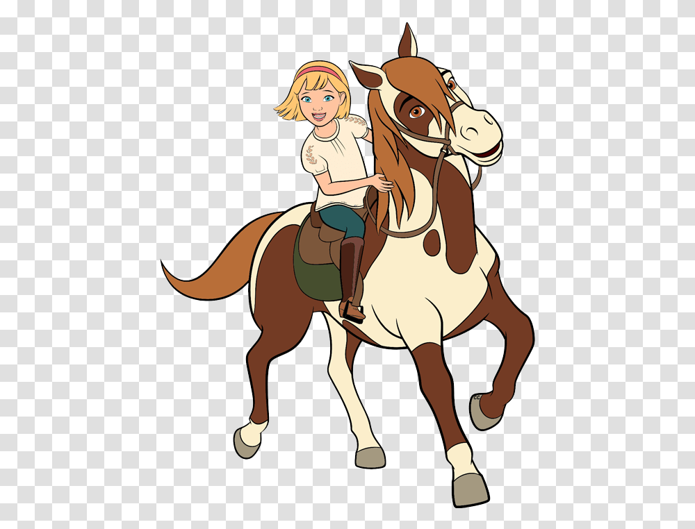 Download Horse Animation Pony Donkey Dreamworks Free Spirit Abigail And Boomerang, Mammal, Animal, Clothing, Rodeo Transparent Png