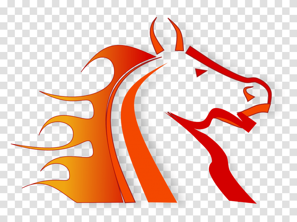 Download Horse Racing Fire Red Flames Firehorse Horse And Fire Clipart, Graphics, Modern Art, Dragon Transparent Png