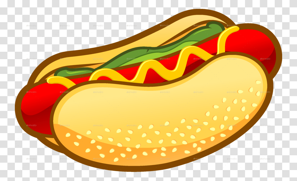 Download Hot Dog Clipart Hot Dog Hamburger Barbecue, Food Transparent Png