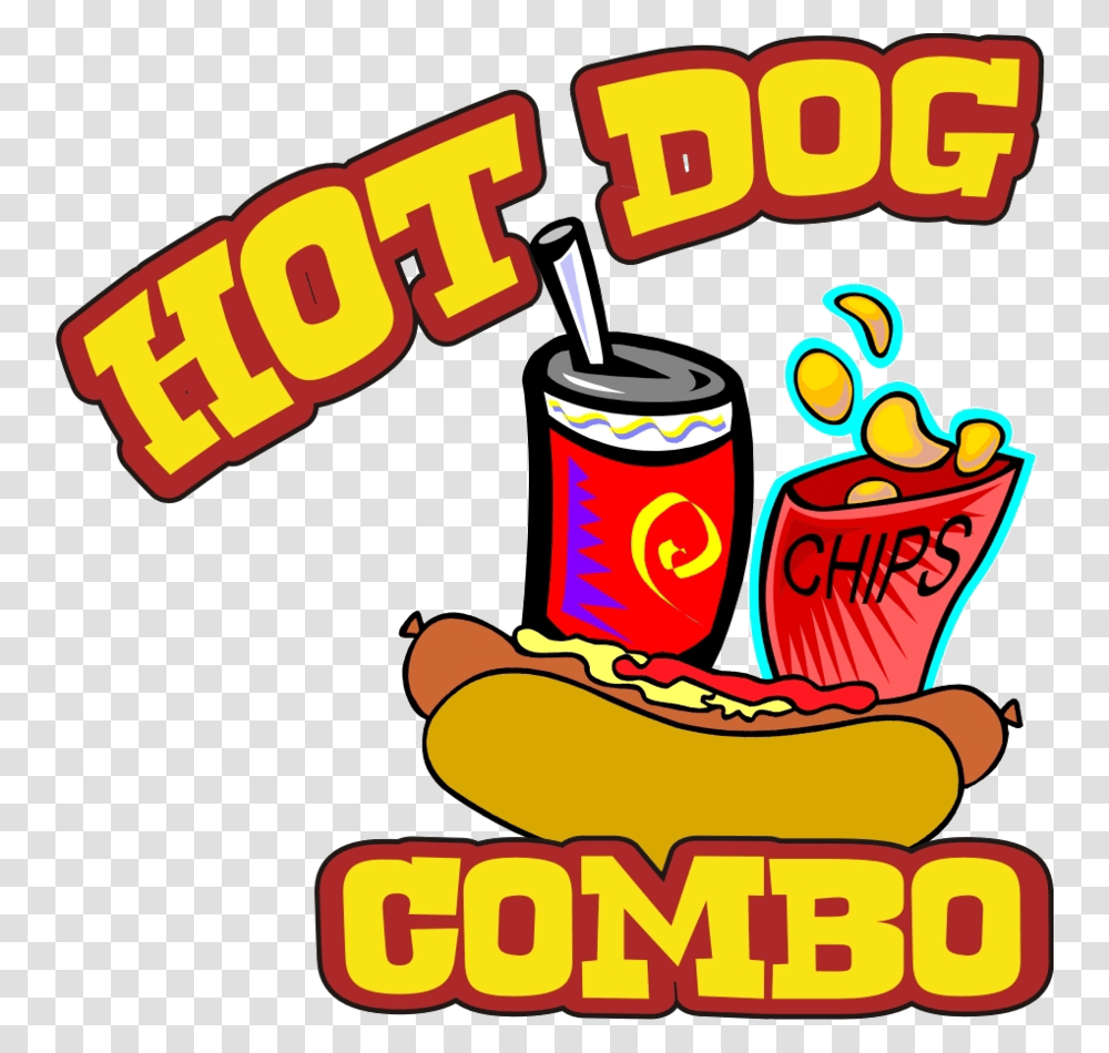 Download Hot Dog Combo Clipart Hot Dog Fast Food Clip Art Food, Soda, Beverage, Drink, Dynamite Transparent Png