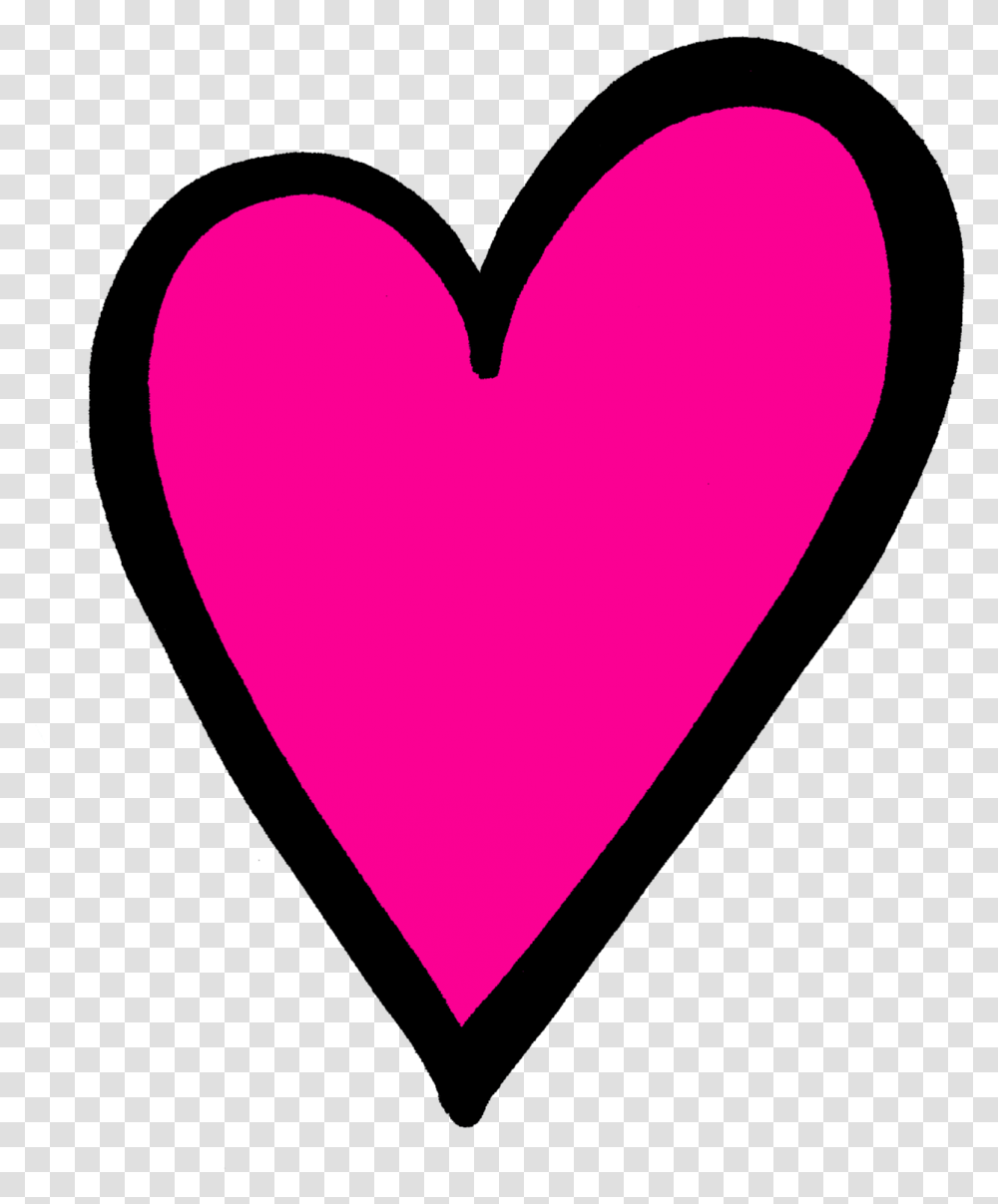 Download Hot Pink Heart Image Free Corazones, Painting Transparent Png