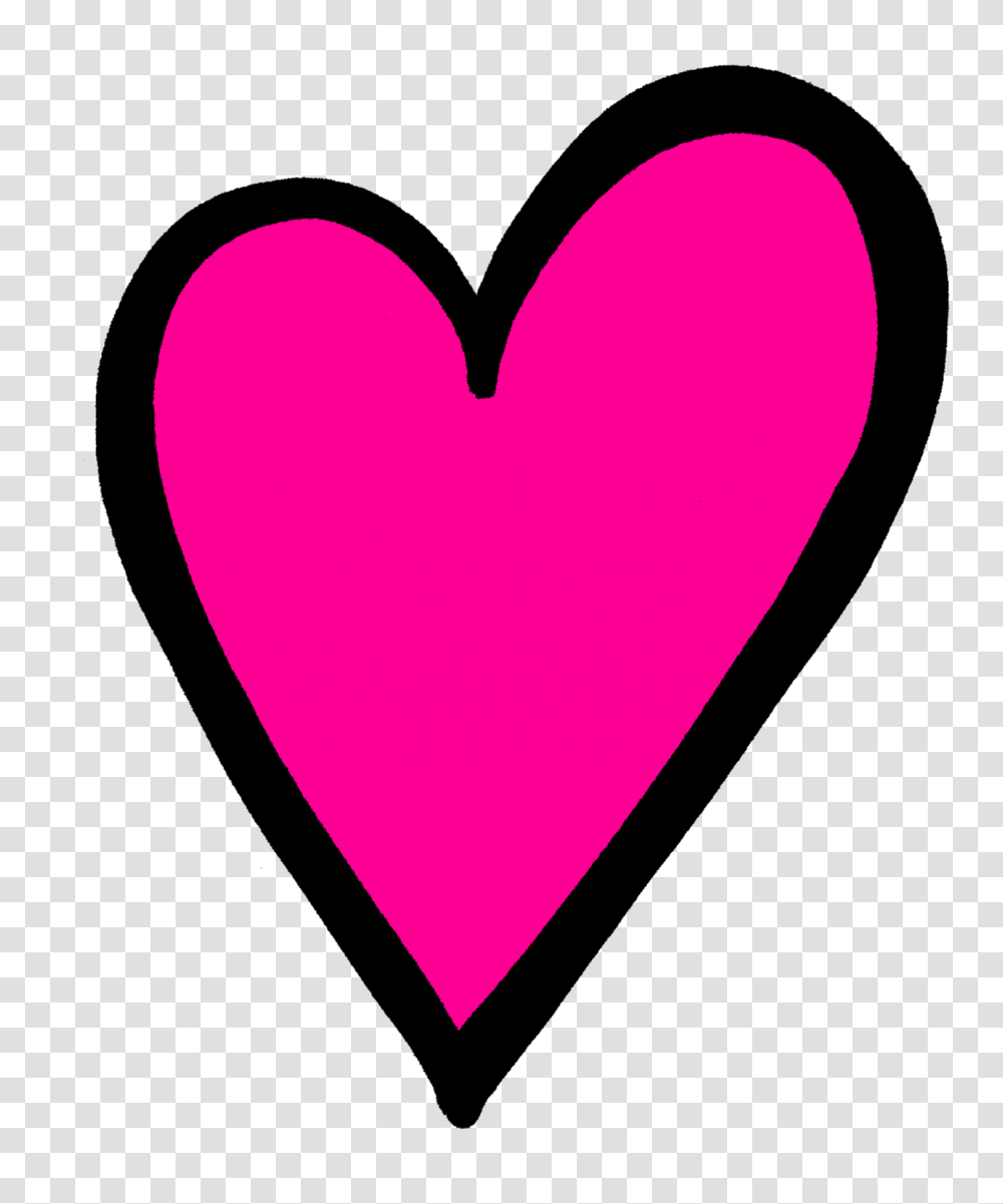 Download Hot Pink Heart Image Hq Background Pink Heart, Rug Transparent Png