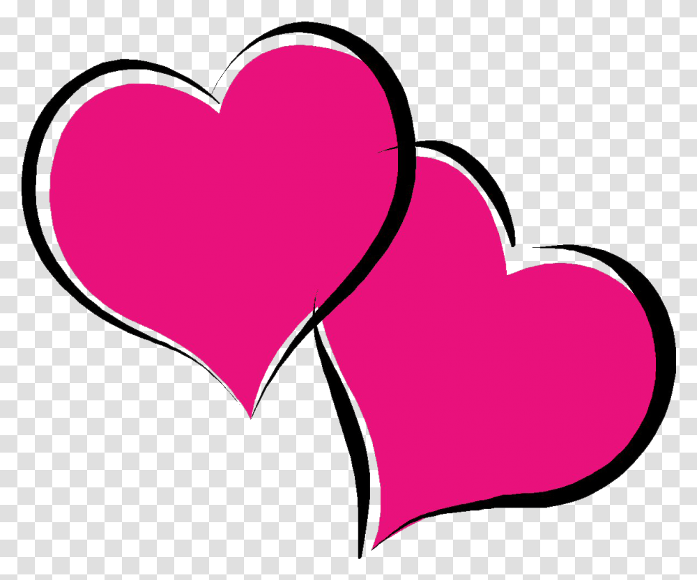 Download Hot Pink Heart Pic 272 Love Clipart, Pillow, Cushion Transparent Png