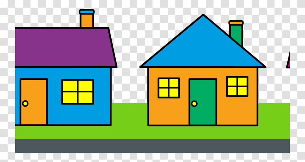 Download House In Row S Clipart House Clip Art House, Housing, Building, First Aid, Urban Transparent Png