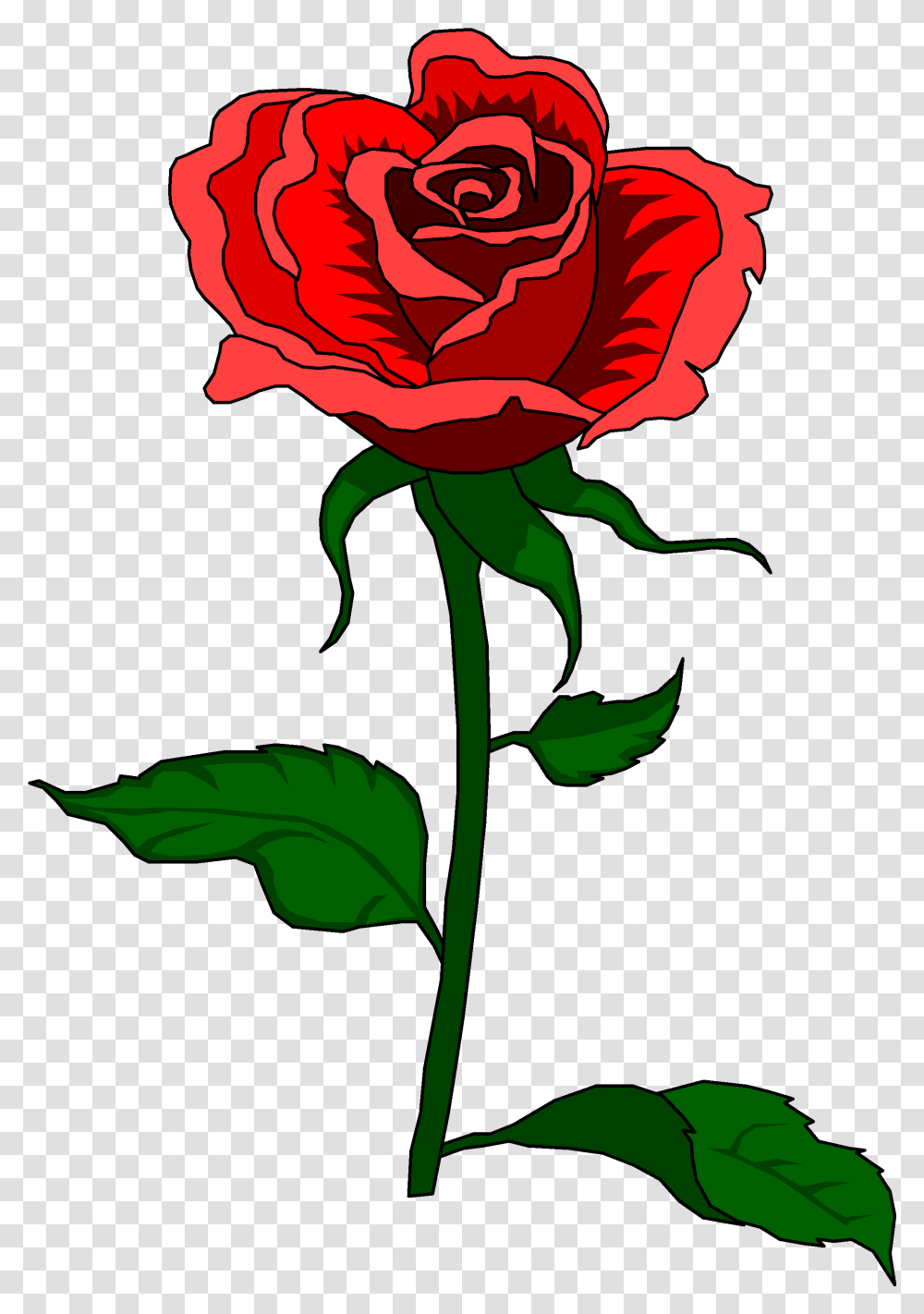 Download How Did Homer Barron Die Rose Cartoon Look Like The Innocent Flower But, Plant, Blossom Transparent Png