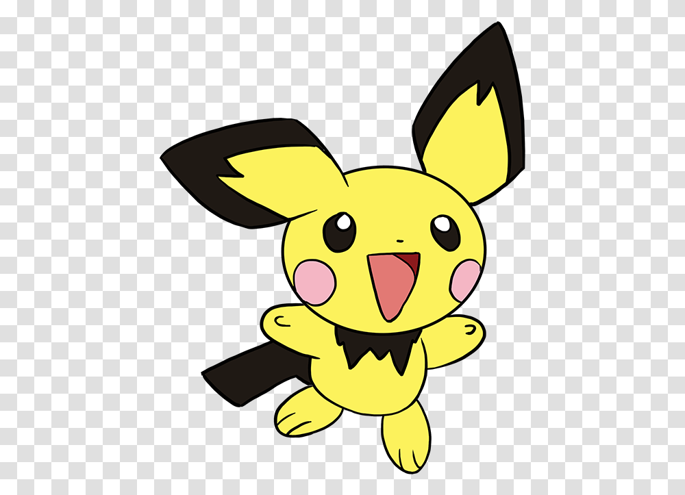 Download How To Draw Pichu Pokemon Pichu, Graphics, Art, Icing, Cream  Transparent Png – Pngset.com