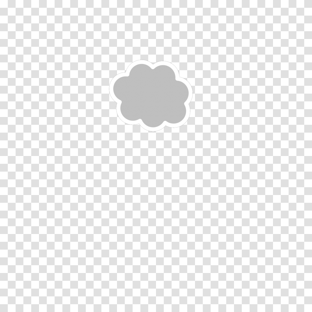 Download How To Set Use Cloud Icon White Border Clipart White Outline Cloud Icon, Plant, Flower, Outdoors, Gray Transparent Png