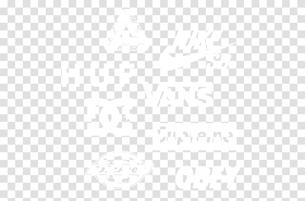 Download Huf Vans Palace Supreme Poster, White, Texture, White Board, Clothing Transparent Png