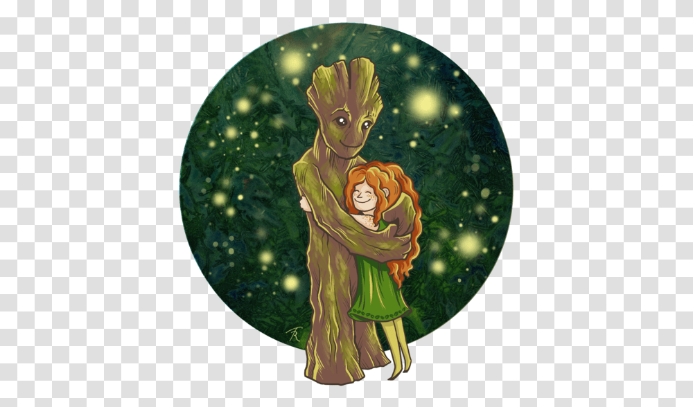 Download Hug Ornament Tree Groot Baby Christmas Hq Image Groot Hug, Elf, Plant, Vegetation, Green Transparent Png