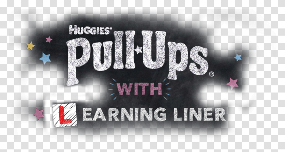 Download Huggies Pull Ups Logo Huggies Pull Ups Size 4 Graphic Design, Text, Word, Alphabet, Label Transparent Png