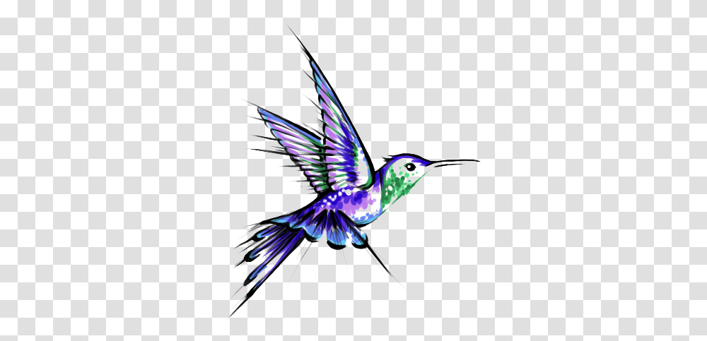 Download Hummingbird Tattoos Hq Image Hummingbird Tattoo, Jay, Animal, Blue Jay, Bow Transparent Png