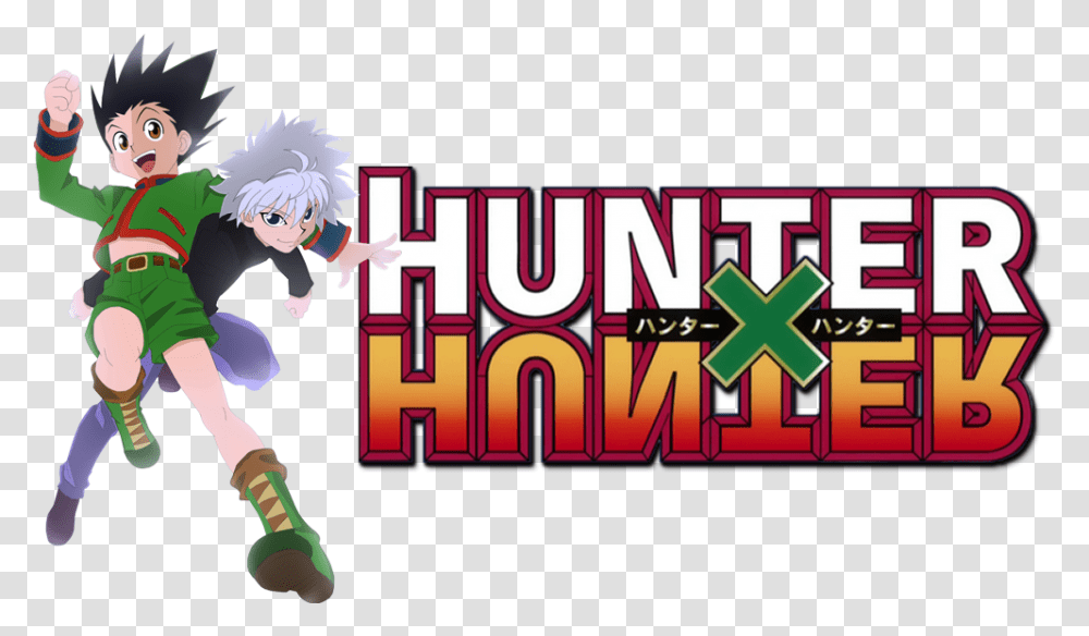 Download Hunter X Image Hunter X Hunter Logo, Person, Human, Text, Book Transparent Png