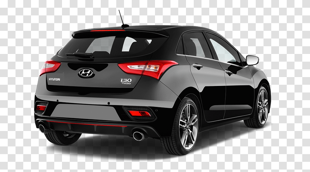 Download Hyundai I30 Company Car Rear Compact Sport Utility Vehicle, Transportation, Automobile, Sedan, Suv Transparent Png