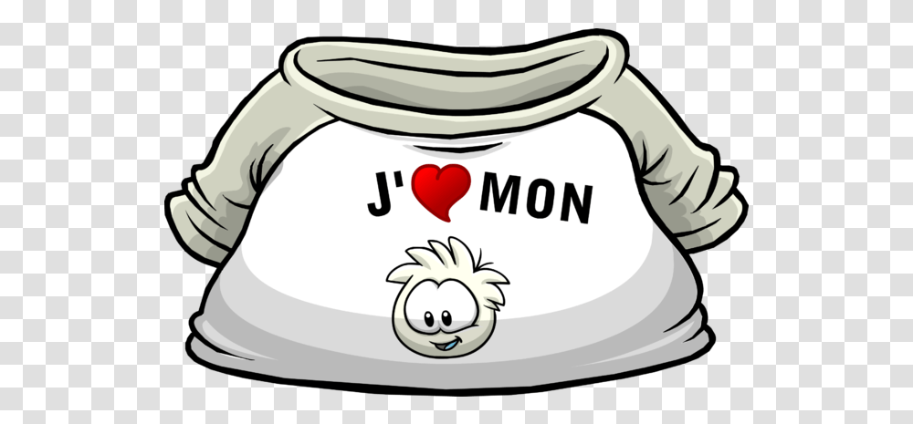 Download I Heart My White Puffle T Shirt Icon Fr Club Club Penguin White Puffle, Scale, Food Transparent Png
