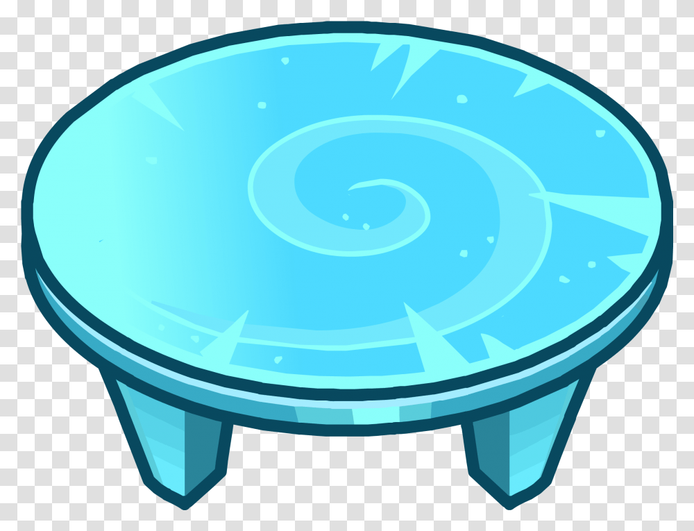 Download Ice Coffee Table Icon Coffee Table, Jacuzzi, Furniture, Disk, Oval Transparent Png