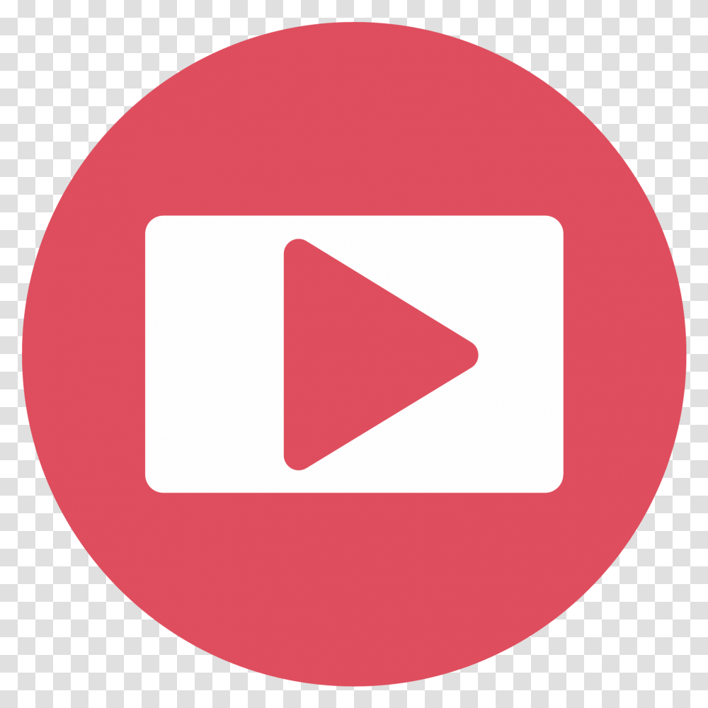 Download Icono Play Youtube Icon Image With No Medium Social Media Network, First Aid, Label, Text, Triangle Transparent Png