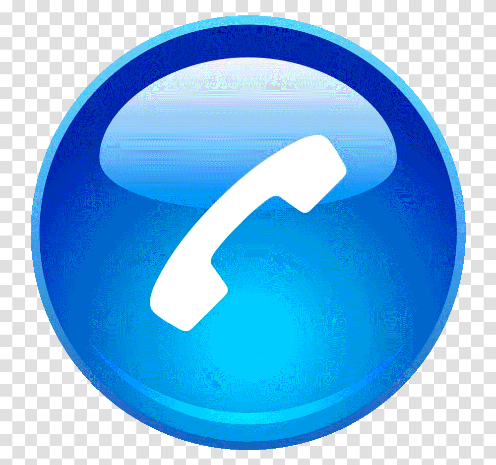 Download Icono Telefono Phone Icon Full Size Image Telefono, Symbol, Recycling Symbol, Sphere Transparent Png