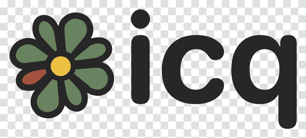 Download Icq Logo Image With Icq, Number, Symbol, Text, Word Transparent Png