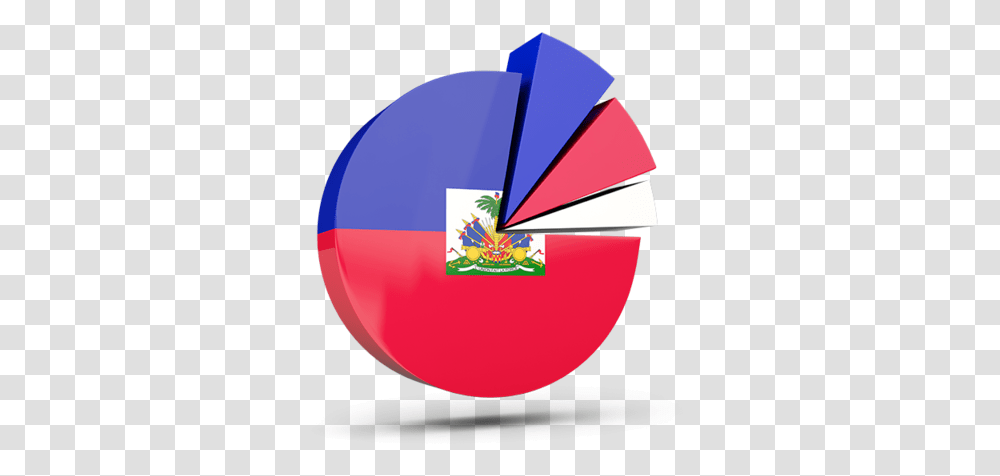Download Illustration Of Flag Haiti Slices Of Circle Emblem, Lamp, Balloon, Logo, Symbol Transparent Png