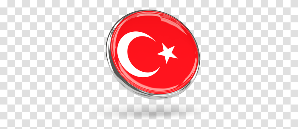 Download Illustration Of Flag Turkey Circle, Symbol, Logo, Trademark, Star Symbol Transparent Png