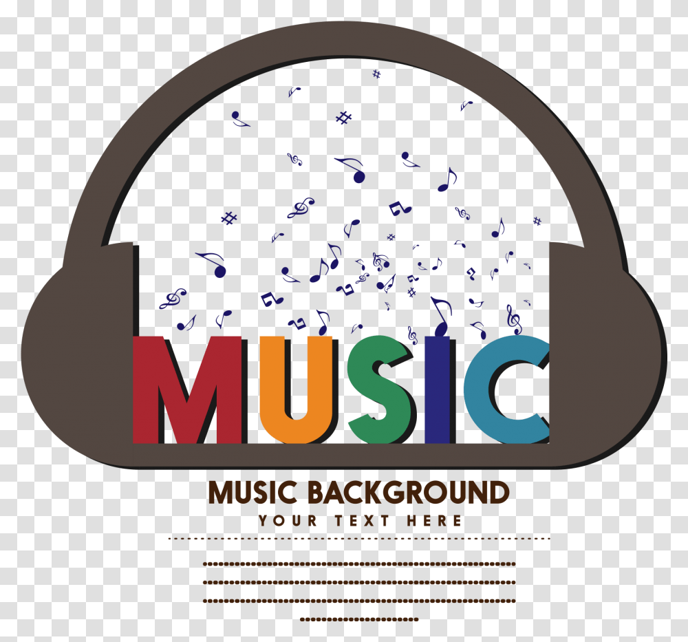Download Image Black And White Musical Note Logo Music Logo Design, Poster, Advertisement, Text, Flyer Transparent Png