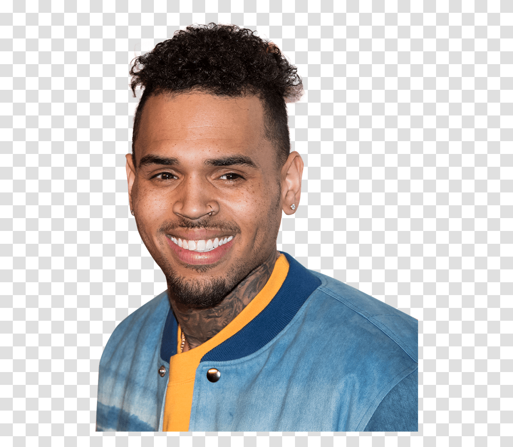 Download Image Chris Brown, Face, Person, Hair, Man Transparent Png