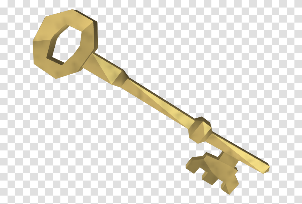 Download Image Key Detail Runescape Golden Key, Hammer, Tool, Sword, Blade Transparent Png