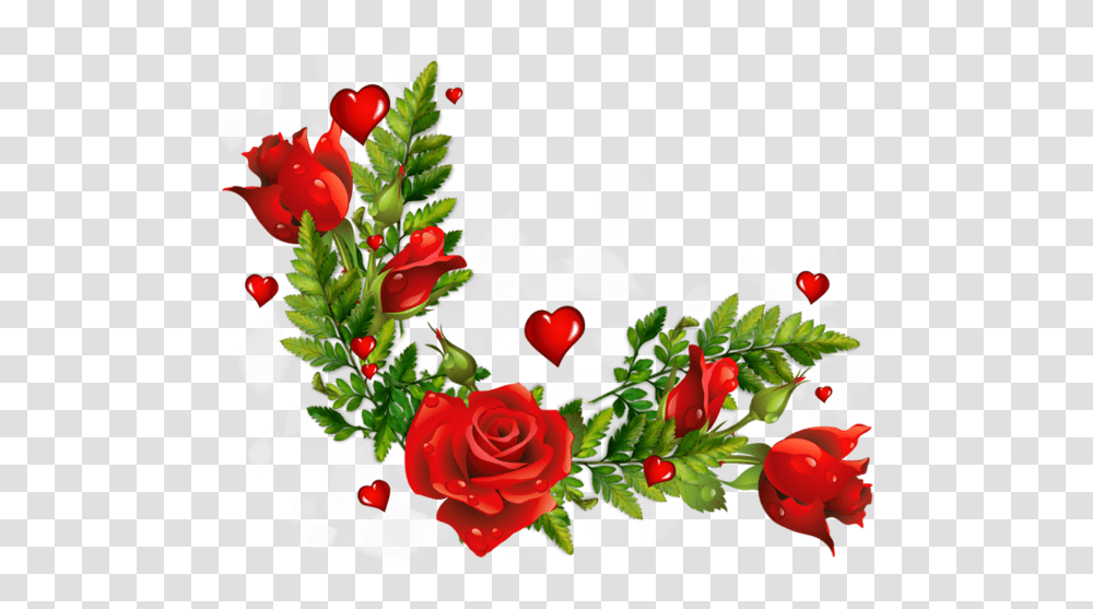 Download Image Result For Wildflowers Flowers Border Rose Flower Border Design, Plant, Graphics, Art, Floral Design Transparent Png