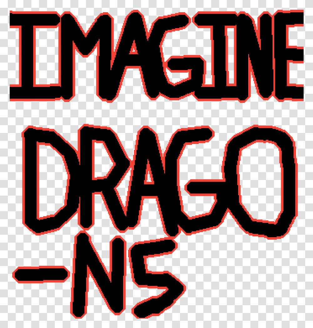 Download Imagine Dragons Illustration Image With No Dot, Text, Alphabet, Handwriting, Word Transparent Png