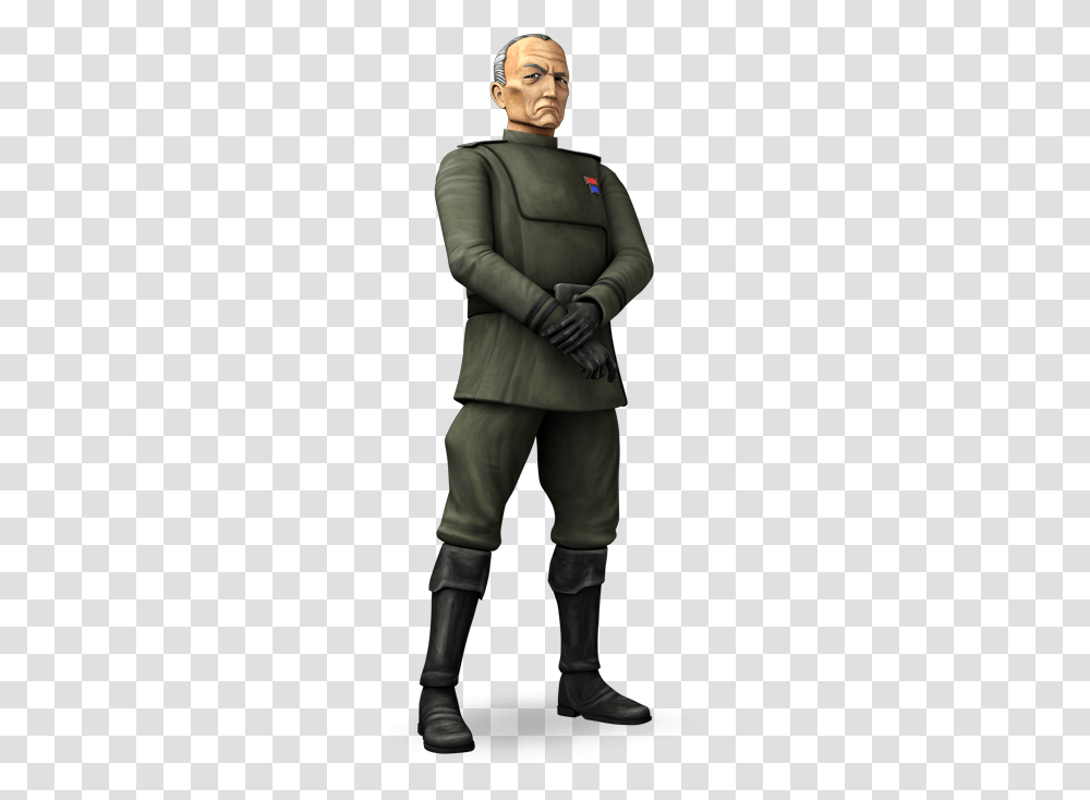 Download Imperial Officer Star Wars The Clone Wars Star Wars The Clone Wars Admiral Coburn, Clothing, Person, Suit, Overcoat Transparent Png