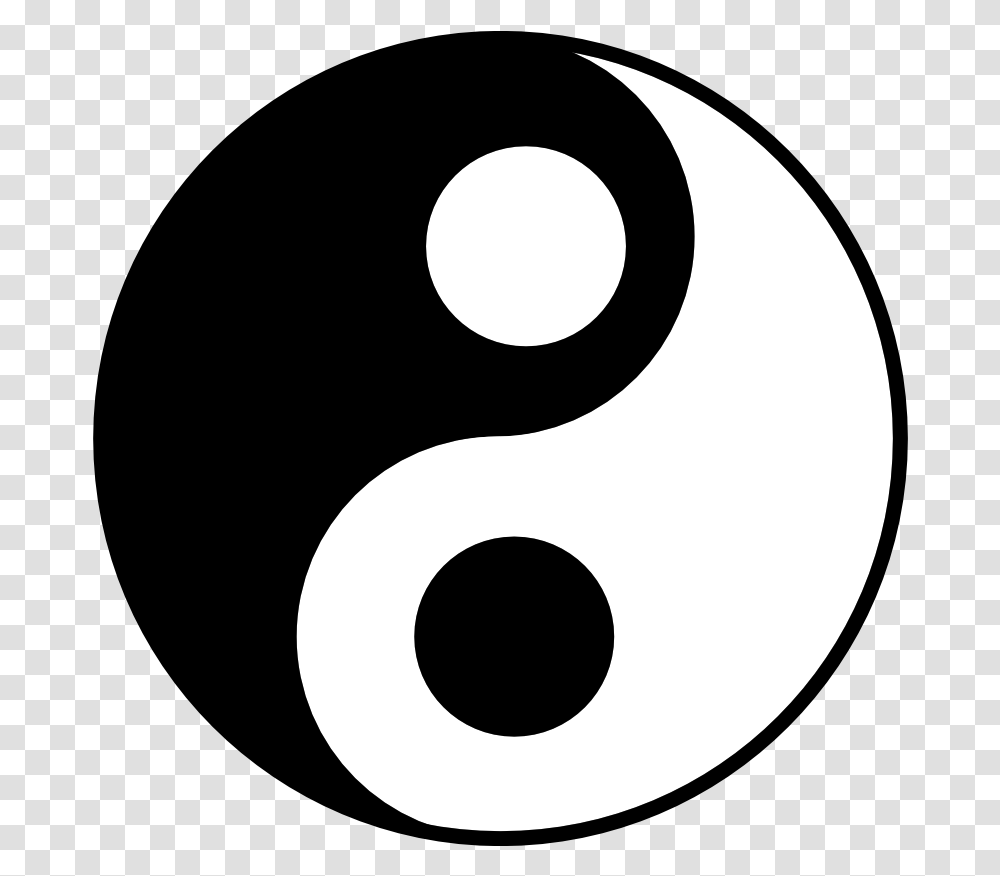 Download In Class Activity Ying Yang Circle Image With Yin And Yang, Alphabet, Text, Symbol, Moon Transparent Png