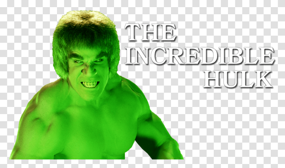 Download Incredible Hulk Tv Logo Hd, Green, Person, Face, Plant Transparent Png