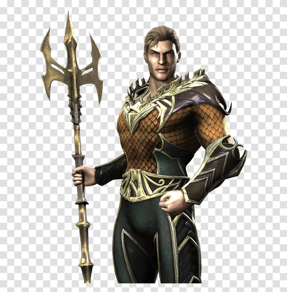 Download Injustice Gods Among Us Aquaman, Costume, Weapon, Weaponry, Person Transparent Png
