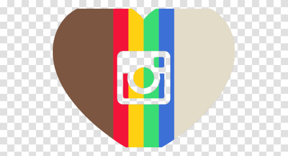 Download Instagram Clipart Instagram Logo Heart, Symbol, Trademark, Graphics, Text Transparent Png