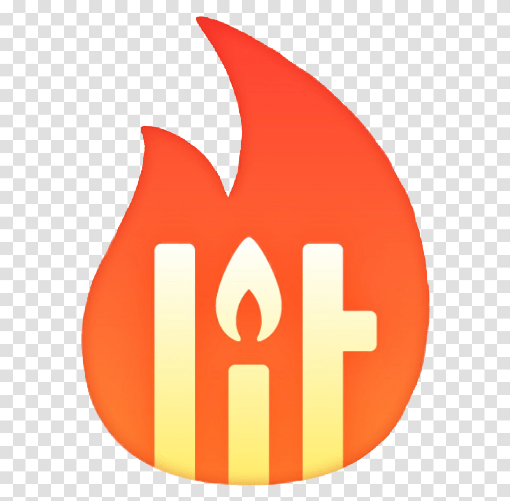 Download Instagram Clipart Picsart Instagram Lit Instagram Lit Sticker, Fire, Flame, Candle, Symbol Transparent Png